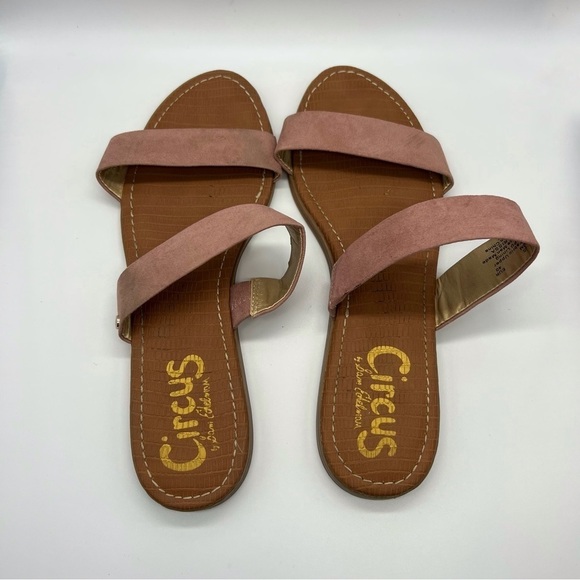 Circus By Sam Edelman Light Pink & Brown Sandals - Picture 3 of 9